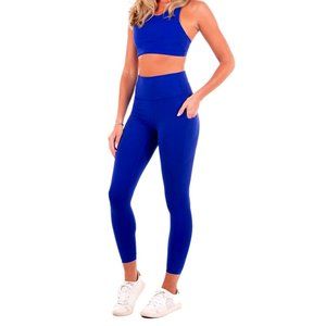 NWT - Mono B Crisscross Back Sports Bra + Leggings Matching Set